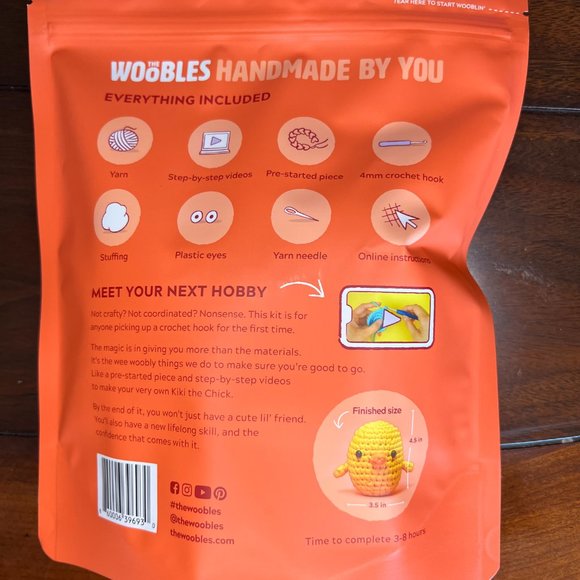 Kiki the Chick Beginner Crochet Kit - Picture 16 of 16